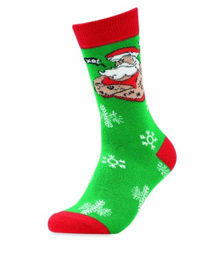 Logo trade promotional products image of: Pair of Christmas socks L