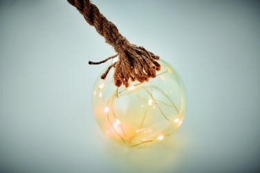 Logo trade business gifts image of: Glass bauble LED light