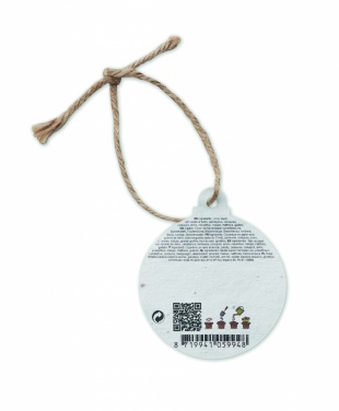 Logotrade advertising product image of: Seed paper Xmas ornament