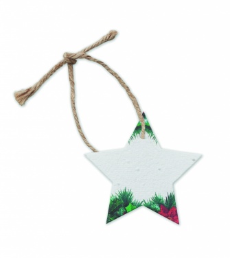 Logotrade corporate gift picture of: Seed paper Xmas ornament