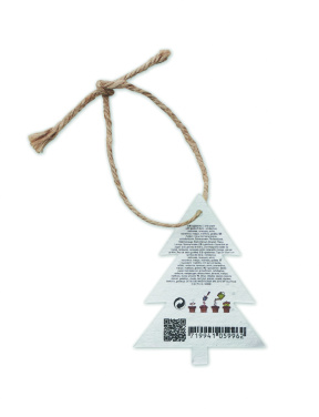 Logotrade promotional merchandise image of: Seed paper Xmas ornament