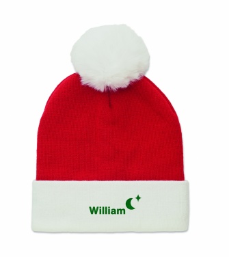 Logo trade promotional products image of: Christmas knitted beanie