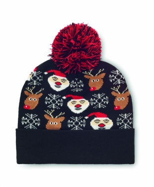 Logo trade promotional merchandise photo of: Christmas knitted beanie