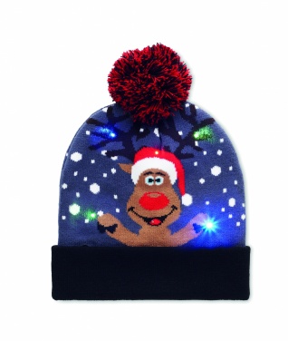 Logotrade promotional products photo of: Christmas knitted beanie LED