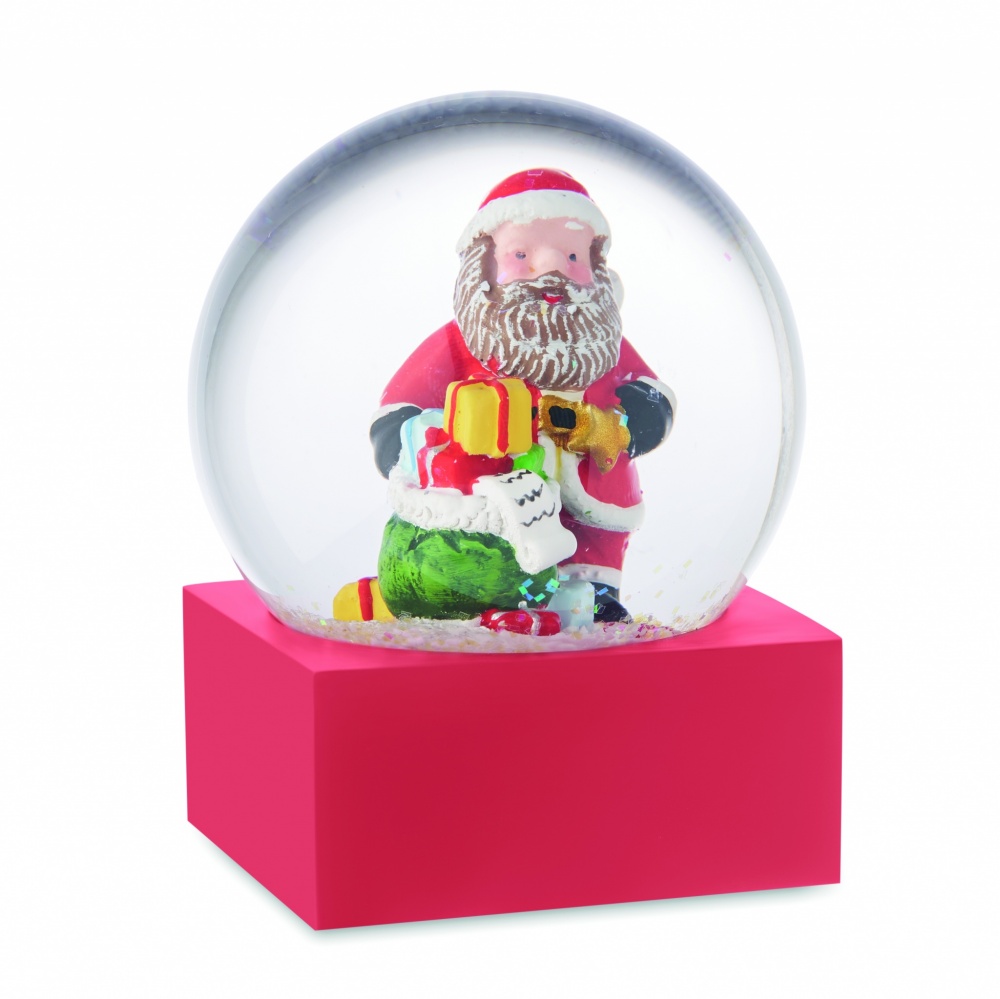 Logo trade advertising products picture of: Snow ball glass ornament