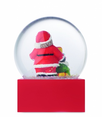 Logo trade promotional gift photo of: Snow ball glass ornament