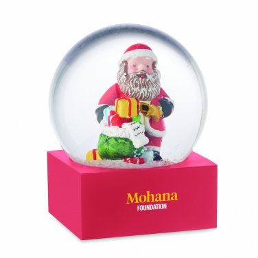 Logo trade promotional gifts image of: Snow ball glass ornament