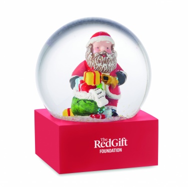 Logo trade promotional merchandise picture of: Snow ball glass ornament