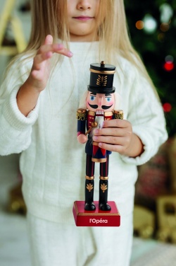 Logo trade business gift photo of: Nutcracker character in wood