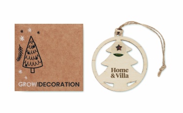 Logotrade corporate gift picture of: Wooden tree shape hanger