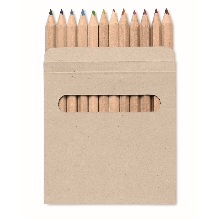 Logotrade promotional items photo of: 12 coloured pencils set