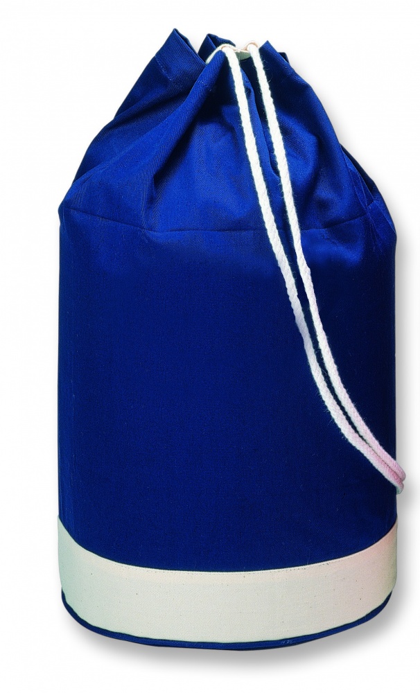 Logo trade promotional giveaway photo of: Cotton duffle bag bicolour