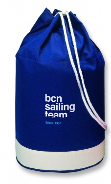 Logo trade corporate gift photo of: Cotton duffle bag bicolour