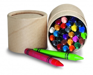 Logo trade corporate gifts picture of: 30 wax crayons