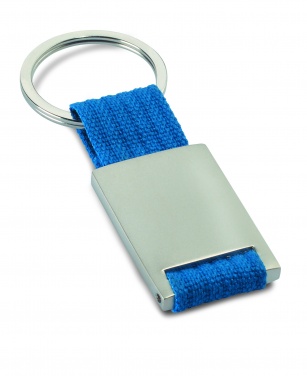 Logo trade promotional giveaways image of: Metal rectangular key ring Espoo