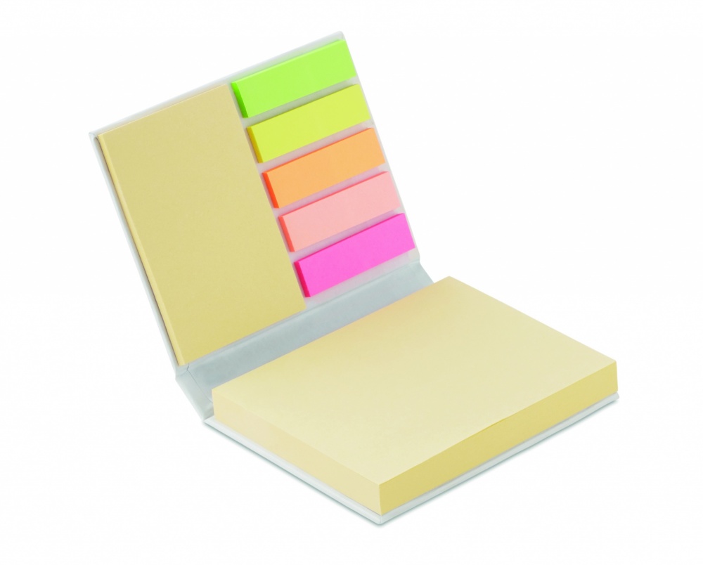 Logo trade corporate gifts image of: Sticky note memo pad