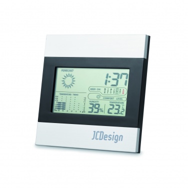 Logo trade promotional products picture of: Weather station and clock