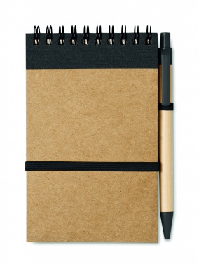 Logotrade advertising products photo of: A6 recycled notepad with pen