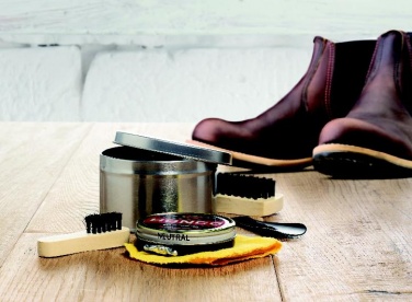 Logo trade promotional merchandise image of: Shoe polish kit