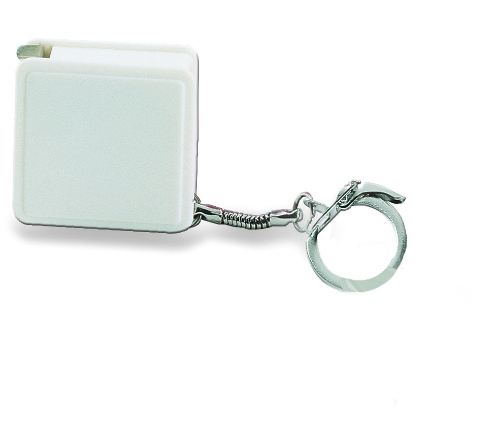 Logo trade promotional giveaway photo of: Key ring w/ flexible ruler 1m, Vantaa