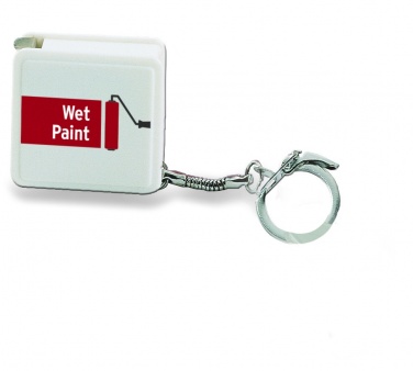 Logo trade business gifts image of: Key ring w/ flexible ruler 1m, Vantaa