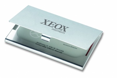 Logo trade promotional gifts picture of: Aluminium business card holder