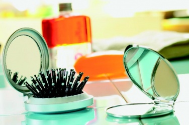 Logotrade promotional item picture of: Foldable brush/mirror