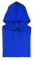 PVC raincoat with hood, Blue