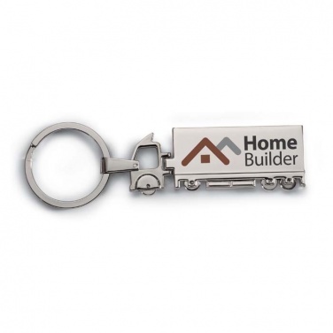 Logotrade promotional gift image of: Truck metal key ring Oulu