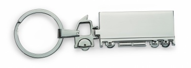 Logo trade promotional items image of: Truck metal key ring Oulu