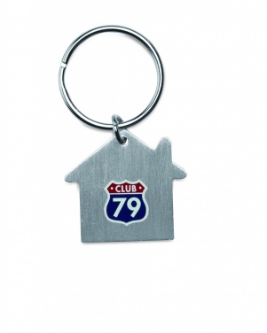 Logotrade promotional giveaway image of: Metal key holder house