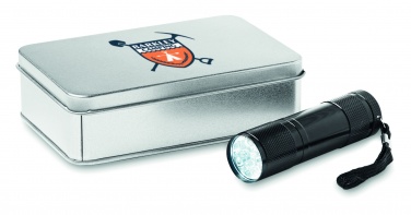 Logotrade promotional giveaways photo of: LED torch in tin box