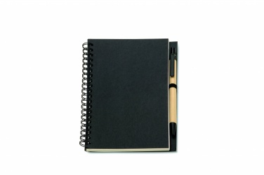 Logotrade corporate gift picture of: B6 Recycled notebook with pen