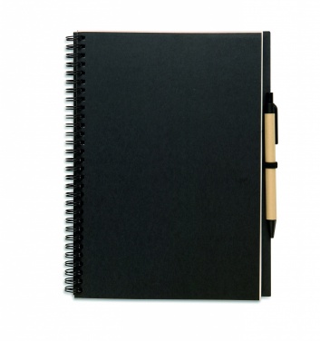 Logotrade promotional gift picture of: Recycled notebook with pen