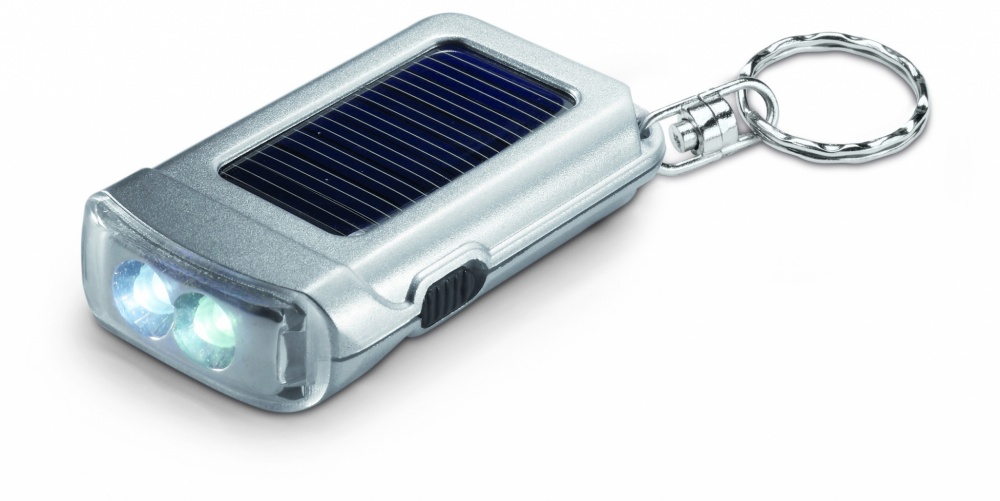 Logotrade promotional gift image of: Solar powered torch key ring