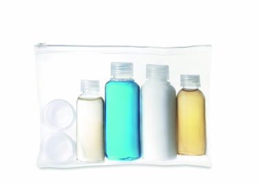 Logo trade promotional giveaway photo of: Travelling pouch with bottles