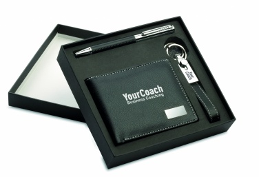 Logotrade promotional products photo of: Ball pen key ring and wallet Lappeenranta