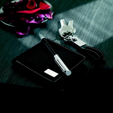 Logo trade promotional merchandise photo of: Ball pen key ring and wallet Lappeenranta