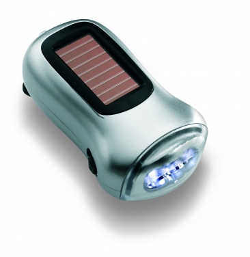 Logo trade business gift photo of: Dual powered dynamo torch