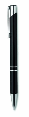 Logo trade promotional gifts image of: Push button pen with black ink