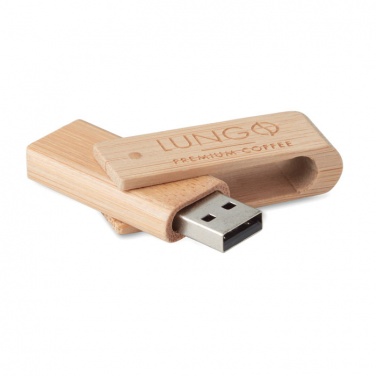 Logo trade promotional merchandise image of: Bamboo USB    16GB