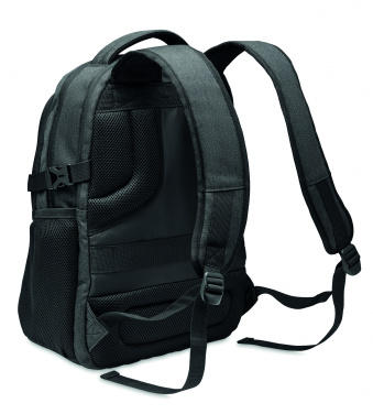 Logotrade promotional merchandise photo of: 600D RPET laptop backpack