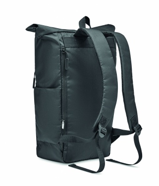 Logotrade promotional merchandise image of: 300D RPET rolltop backpack