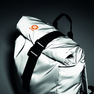 Logo trade promotional products picture of: Reflective Rolltop backpack