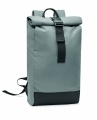 Reflective Rolltop backpack, Matt Silver