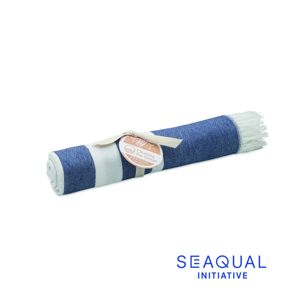 Logo trade promotional gifts picture of: SEAQUAL® hammam towel 70x140cm