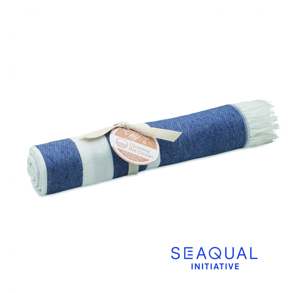 Logo trade promotional merchandise photo of: SEAQUAL® hammam towel 100x170