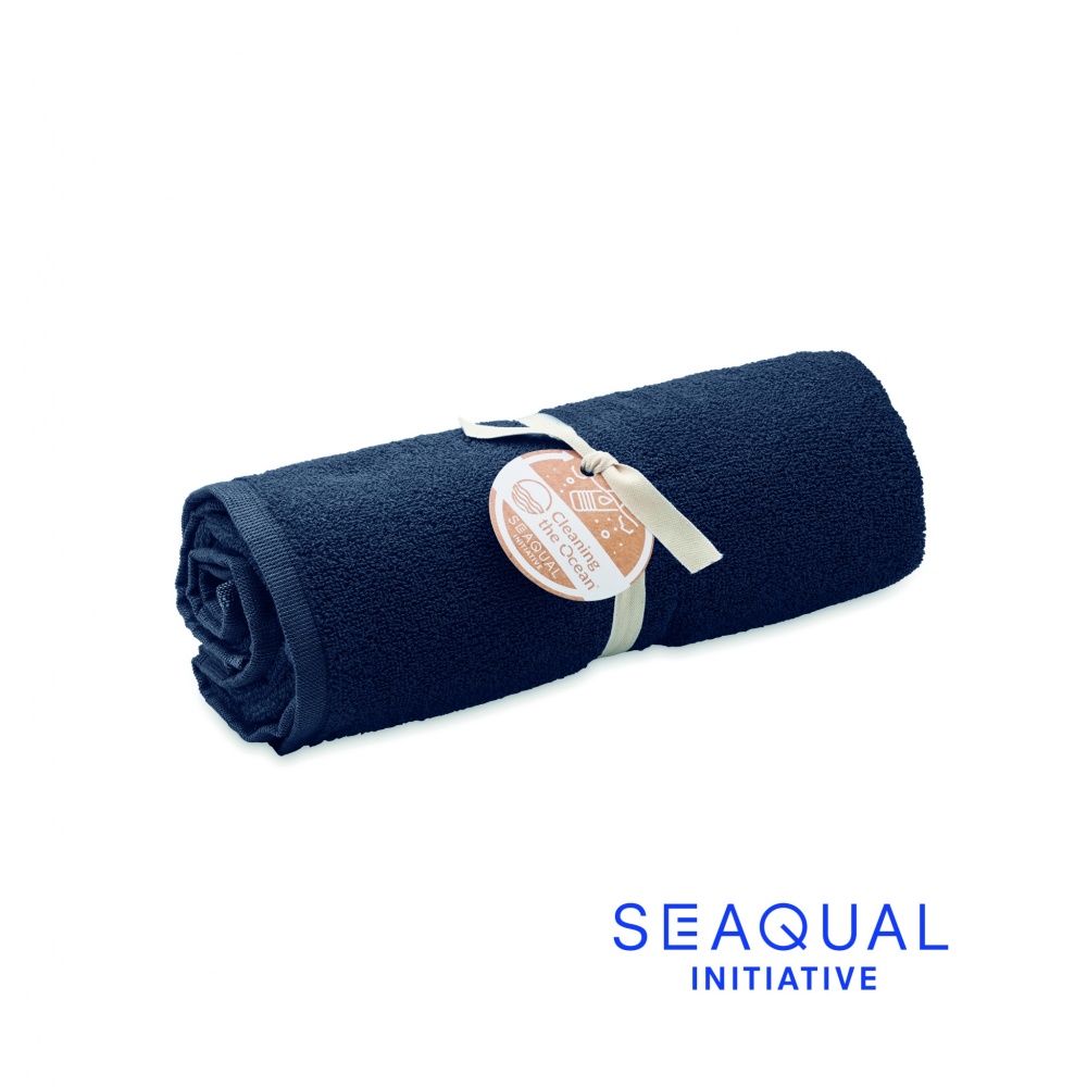 Logo trade corporate gift photo of: SEAQUAL® towel 70x140cm