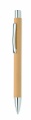 Recycled paper push ball pen, Beige