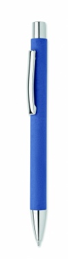 Logo trade promotional gifts image of: Recycled paper push ball pen